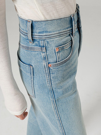 Bas de jeans modernes pour femmes jeans décontractés taille haute en denim style streetwear