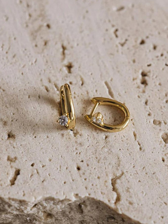 Boucles d'oreilles dorées pour adulte style western décontracté bijoux de tous les jours