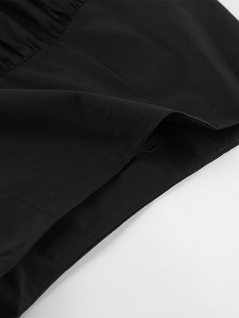 Jupes noires courtes asymétriques pour femmes