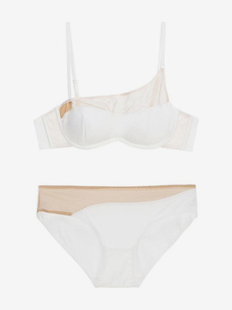 Ensembles de lingerie 2 pièces soutien-gorge et culotte noirs découpés