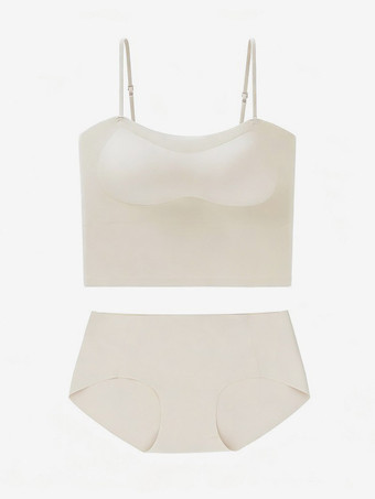 BeigeEnsembles de lingerie 2 pièces vert soutien-gorge et culotte