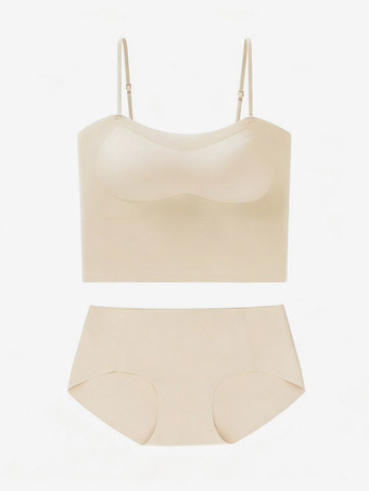 Abricot ClairEnsembles de lingerie 2 pièces vert soutien-gorge et culotte