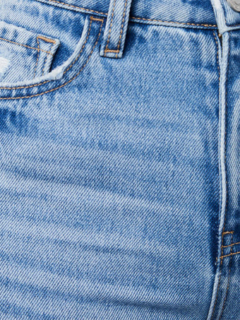 Bas de jeans sexy et décontractés à franges et taille haute en denim