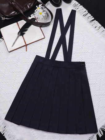 Uniforme scolaire japonais Lolita classique SK Jupes Lolita plissées noires