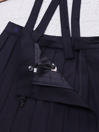 Uniforme scolaire japonais Lolita classique SK Jupes Lolita plissées noires