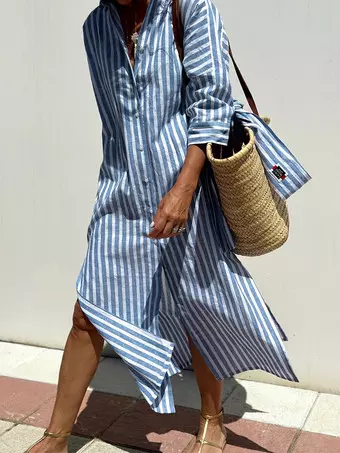 midi summer kaftan dresses SHEIN Lady CURVE Women's Fuchsia Tropical Print V Neck Batwing Sleeve Kaftan Midi Dress Summer Beachwear Boho Maxi Robe Fall