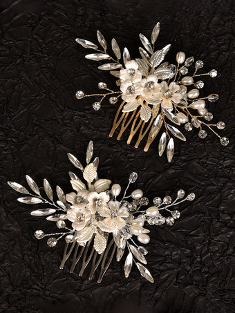 Accessoires de coiffure de mariée en métal