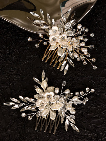 Accessoires de coiffure de mariée en métal