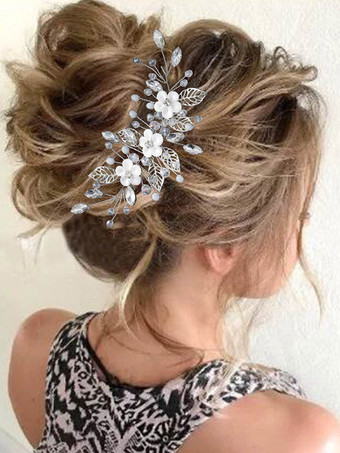 Accessoires de coiffure en métal pour la mariée