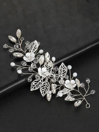 Accessoires de coiffure en métal pour la mariée