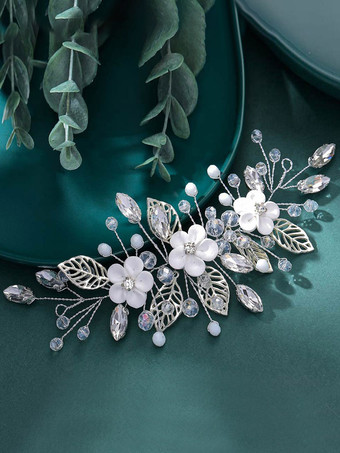 Accessoires de coiffure en métal pour la mariée