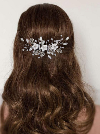 Accessoires de coiffure en métal pour la mariée