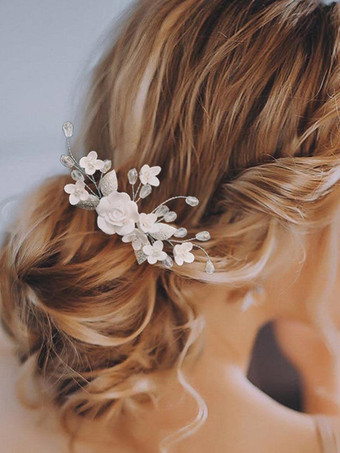 Accessoires de coiffure en métal pour la mariée