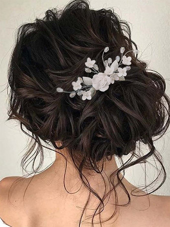 Accessoires de coiffure en métal pour la mariée