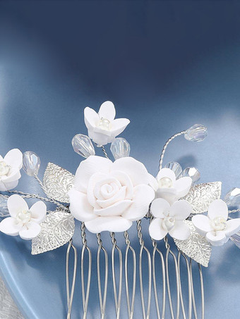 Accessoires de coiffure en métal pour la mariée