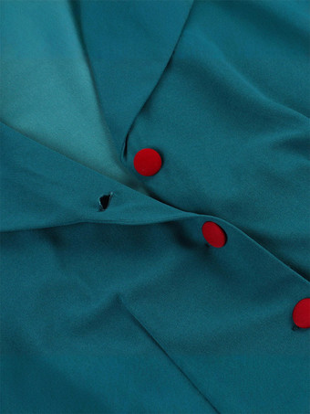 Robe trapèze vintage années 1950 pour femme sans manches à col idéale pour un tea party.