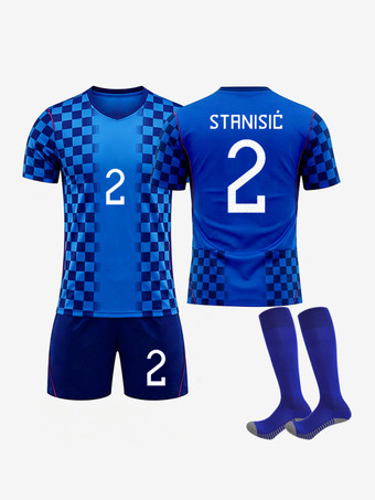 N°2Maillot extérieur de l'équipe nationale croate n°10 Modric 2026 n°14 Perišić