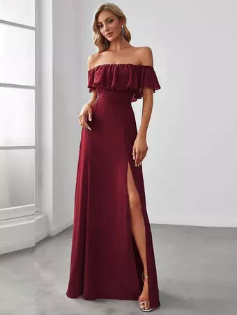 burgundy semi formal dresses Amazon.com: MllesReve Short Party Dresses V Neck Ruffle Sleeves Bridesmaid Dresses Knee Length Women Semi Formal Dress Burgundy Size S : Clothing, Shoes & Jewelry