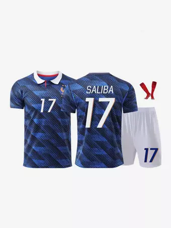 2026年フランス代表ホームサッカーユニフォーム（背番号12 バルコラ