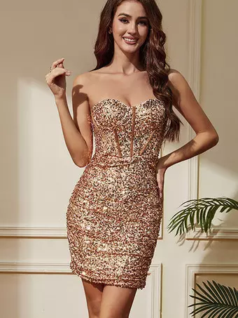 milanoo club dresses Club Dress Burgundy V-Neck Chains Long Sleeves Sexy Dress