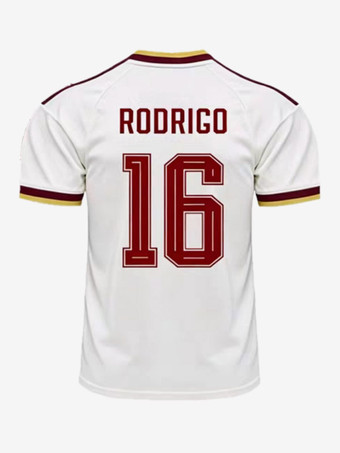 N°16Maillot de football extérieur Espagne 2026 Yamal 19 Rodri 16 Deux étoiles manches courtes grandes tailles