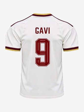 N°9Maillot de football extérieur Espagne 2026 Yamal 19 Rodri 16 Deux étoiles manches courtes grandes tailles
