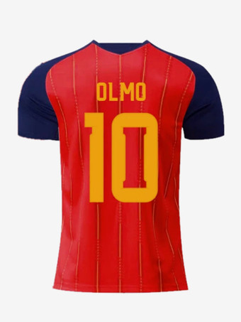 N°10Maillot domicile Espagne 2026 à deux étoiles n° 19 Yamal n° 20 Pedri n° 16 Rodri manches courtes grandes tailles