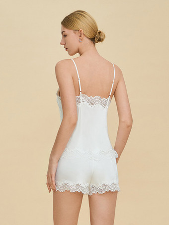 Ensembles de pyjamas en dentelle noire lingerie d'intérieur ensembles 2 pièces
