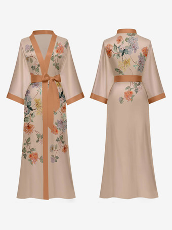 orange Pyjamas vêtements de nuit peignoirs noirs à lacets imprimés lingerie d'intérieur nuisettes nuisettes