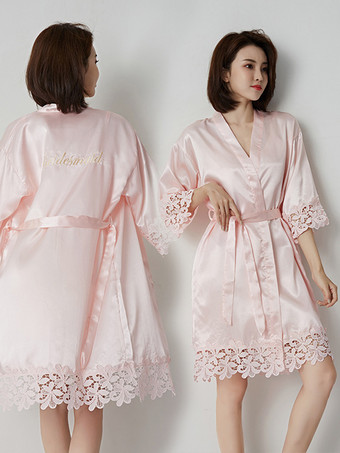 RoseLingerie de mariée pyjamas vêtements de nuit robes de chambre nuisettes en crochet couleur champagne nuisettes