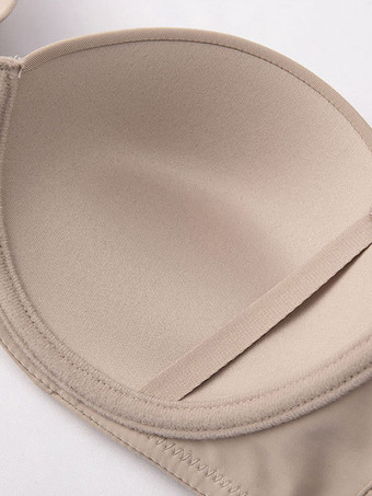 Ensemble de lingerie : soutien-gorge demi-bonnet sans coutures à armatures et culotte taille mi-haute