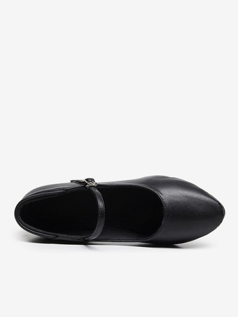 Chaussures de danse de salon pour femmes modèle Mary Jane à bout rond