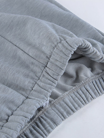 Ensemble de survêtement : haut court à capuche pantalon large vêtement d'intérieur doux pour femme
