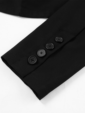 Veste de costume courte à col mandarin poche avant coupe ajustée.