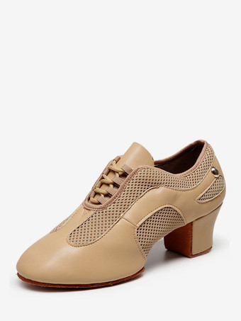 女性用ボールルームダンスシューズ（チャンキーヒール）