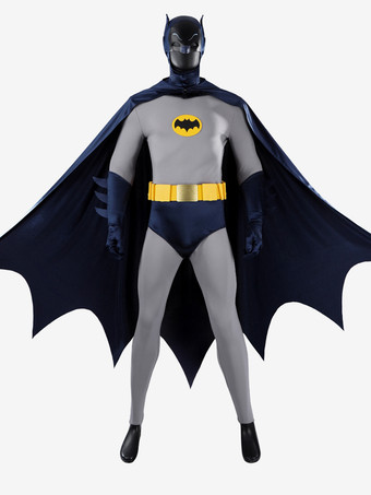 グレイバットマン 1966 スーパーヒーロー映画 テレビドラマ コスプレ メンズ グレー アメリカン コミック シューズは含まれていません
