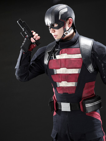 サンダーボルツUSエージェントスーパーヒーロー映画TVドラマコスプレメンズブラックポリエステルショルダーストラップ