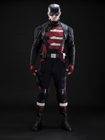サンダーボルツUSエージェントスーパーヒーロー映画TVドラマコスプレメンズブラックポリエステルショルダーストラップ