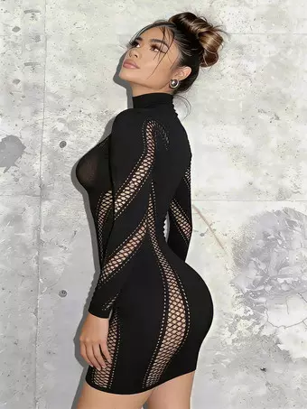 see through club dress Women Sexy See-Through Bodycon Tulle Mesh Sleeveless Mini Dress Solid Camisole Party Night Dress Outfits Beige: Clothing, Shoes & Jewelry The sheer and lightweight fabric allows for a comfortable wear while the camouflage pattern a unique and edgy touch to the design Black Mesh Cutout Long Sleeve