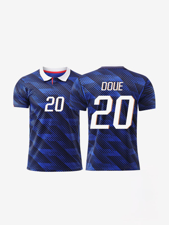 N°20Mbappé 10 Olise11 Dembélé 7 2026 Équipe de France de Football Maillot Haut Manches Courtes Chemise Grande Taille