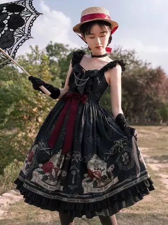 ゴシックロリータドレス – ダークでエレガントなスタイル - Lolitashow.com