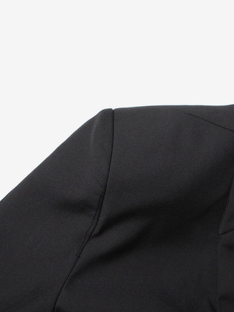 Damen-Blazer mit Mesh-Korsett-Ausschnitt transparentem Rücken verstärkter Taille und taillierter Optik