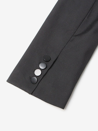 Damen-Blazer mit Mesh-Korsett-Ausschnitt transparentem Rücken verstärkter Taille und taillierter Optik