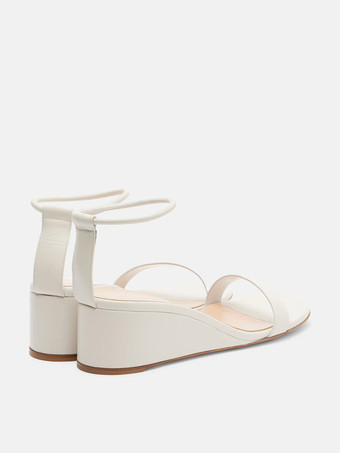 Brown Wedge Sandals Women's Open Toe Ankle Strap Sandal Shoes