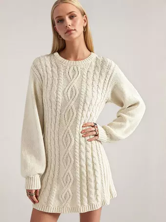 mini cable knit sweater dress LOAIHA for Women Ribbed A-Line Pullover Dress Solid Color Long Sleeve Jumper Dress Fashion Skater Dress Solid Fall Winter Date Night Dresses for Women : Clothing Featuring a quarter zip and long sleeves Green Long Sleeve Cable Knit