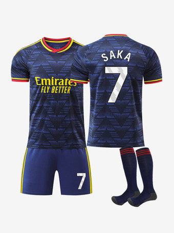 Nr. 726/27 Nr. 29 Havertz Saka Nr. 14 Gyökeres FC Arsenal Auswärtstrikot Kurzarm Sportbekleidung für Erwachsene und Kinder