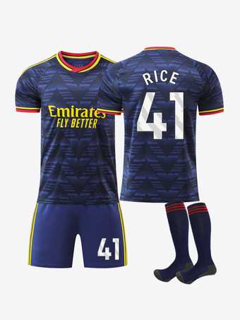 Nr. 4126/27 Nr. 29 Havertz Saka Nr. 14 Gyökeres FC Arsenal Auswärtstrikot Kurzarm Sportbekleidung für Erwachsene und Kinder