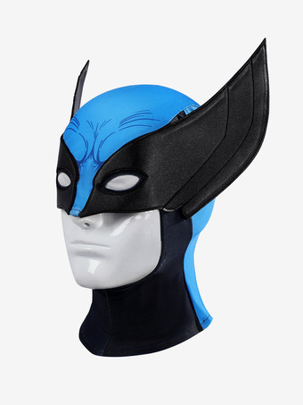 ウルヴァリン コスプレ衣装 マーベル X-メン ブルー ゼンタイ ボディスーツ スーパーヒーロー フルボディスーツ Xロゴベルト付き