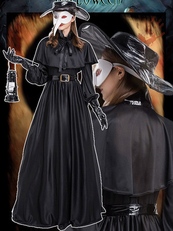ハロウィン 大人用 中世スチームパンク風 ヨーロッパ風 ペスト医師コスチューム ハロウィン コスプレ衣装