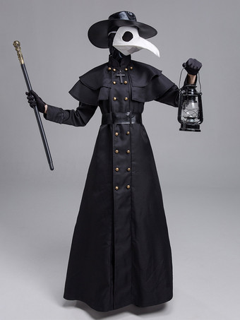 ハロウィン 大人用 中世スチームパンク風 ヨーロッパ風 ペスト医師コスチューム ハロウィン コスプレ衣装